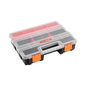 VEVOR 3-Pack Small Parts Organizer, 21 Compartments Tools Organizer Box with Removable Dividers