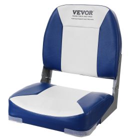 VEVOR Boat Seat Low Back Fold-Down Fishing Boat Chair with Sponge Padding 2 Pack