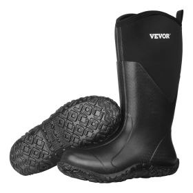 VEVOR Men's Rubber Boots, Protective Footwear, Waterproof Anti Slip Hunting Boots, Gardening Insulated Mud Boots, Protective Footwear